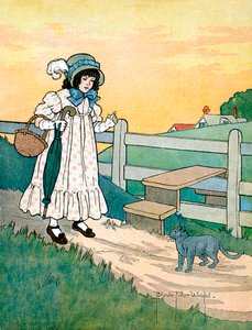 Pussey-Cat Pussey-Cat, ilustrowany przez Blanche Fisher Wright
